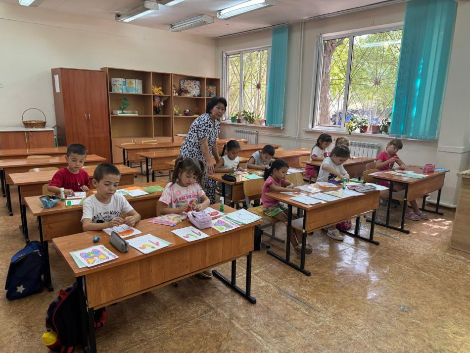Мектебімізде жазғы мектеп аясында болашақ 1-сынып оқушыларына арналған даярлық жұмыстары жүргізілуде.